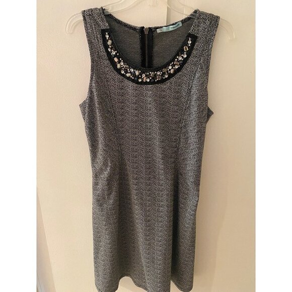 Maurices Embellished Sleeveless A-Line Dress, Size Large - Picture 2 of 10
